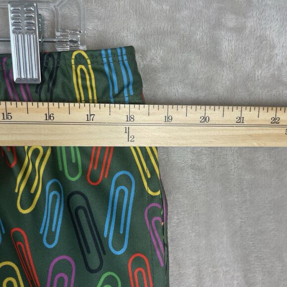 Vintage Tulio Mens Large Paperclip Rainbow Swim Trunks Rare 80s Rainbowcore - Picture 10 of 14